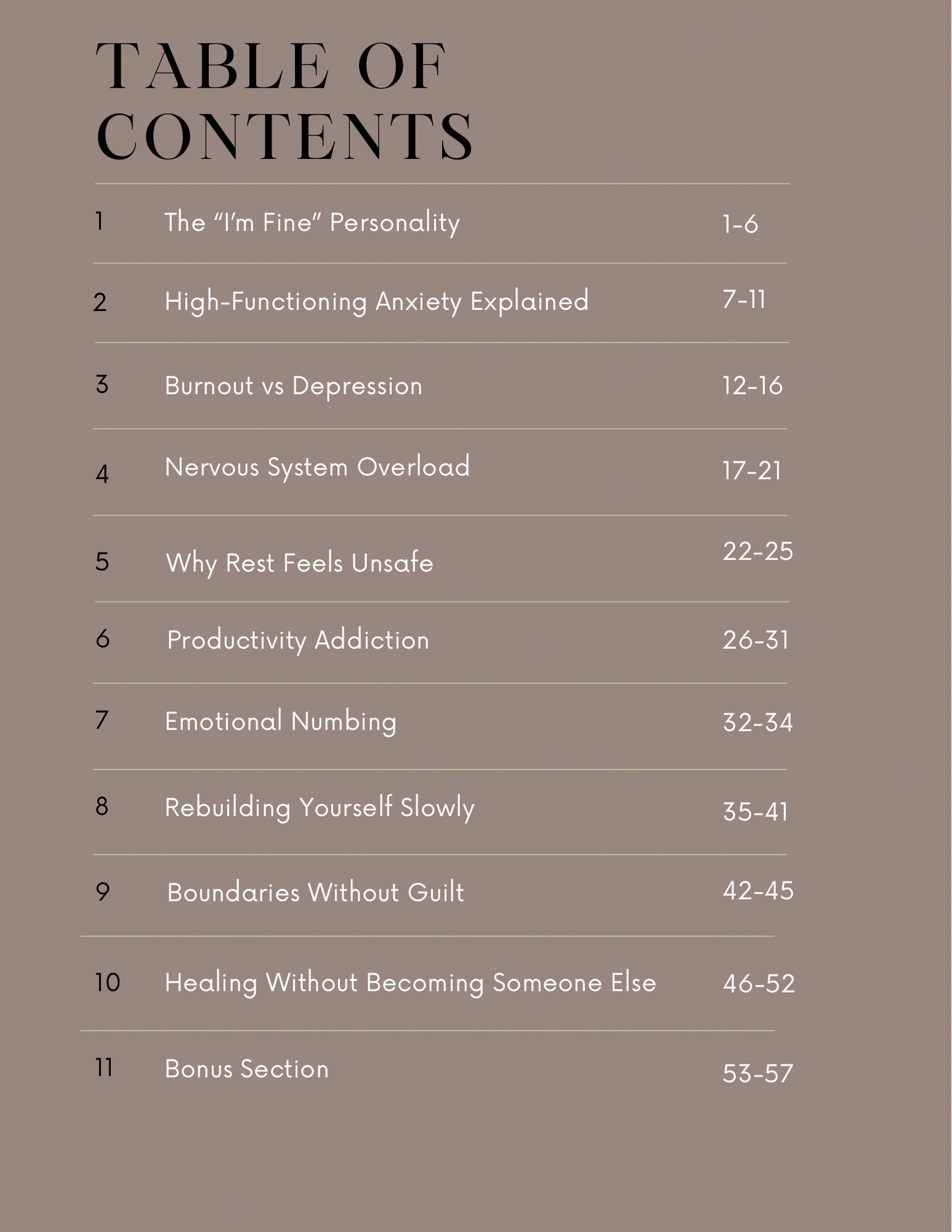 High Functioning But Not Okay Workbook | Physical + Digital Bundle | Anxiety & Burnout Journal