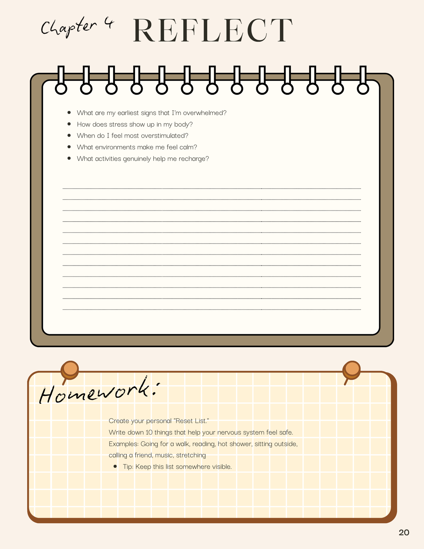 High Functioning But Not Okay Workbook | Physical + Digital Bundle | Anxiety & Burnout Journal