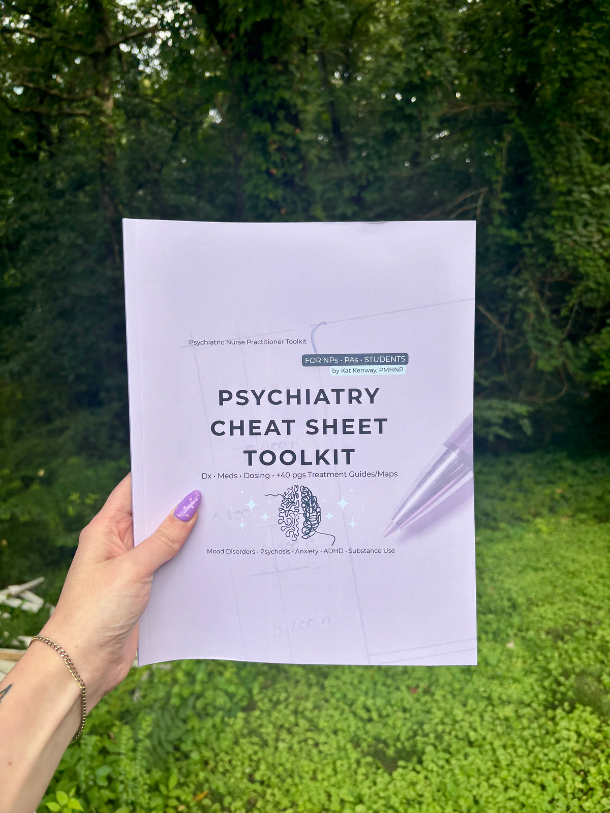 Psychiatry Cheat Sheet Toolkit — Physical Book + Digital Ebook Bundle