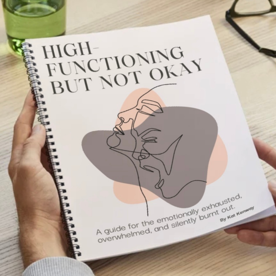 High Functioning But Not Okay Workbook | Physical + Digital Bundle | Anxiety & Burnout Journal