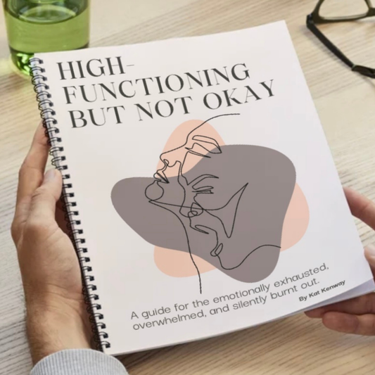 High Functioning But Not Okay Workbook | Physical + Digital Bundle | Anxiety & Burnout Journal
